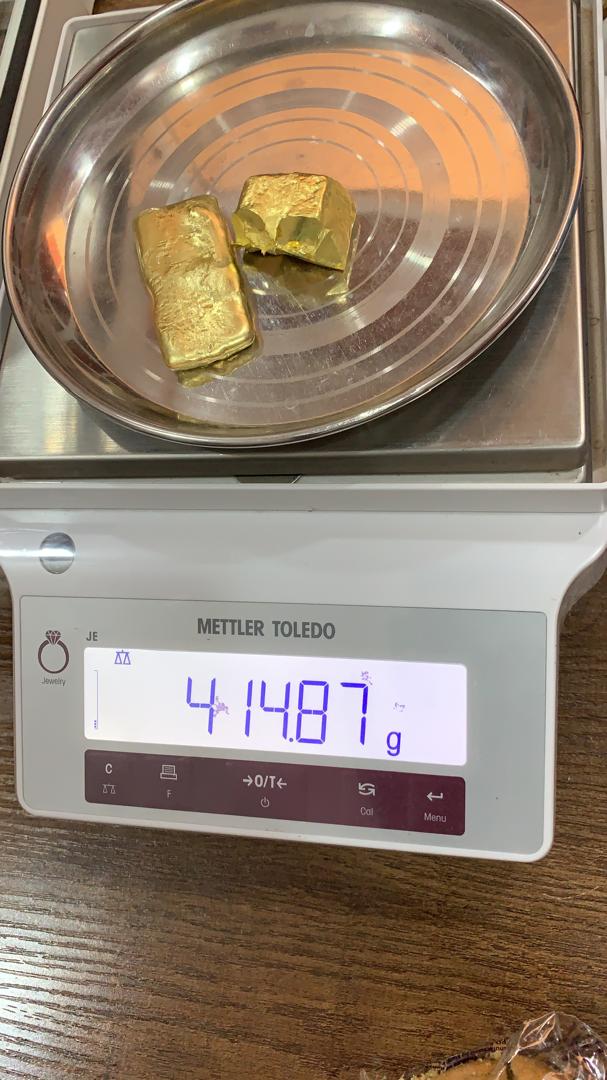 Weigh-In — Split doré verified before export
